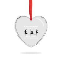 Sarcastic Husband Heart Crystal Glass Ornament Mind Your Business My Wife Is Expensive - Wonder Print Shop