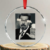 Sarcastic Maduro Fraude Crystal Glass Ornament Corruption Venezuela Political Satire - Wonder Print Shop