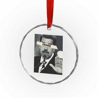 Sarcastic Maduro Fraude Crystal Glass Ornament Corruption Venezuela Political Satire - Wonder Print Shop