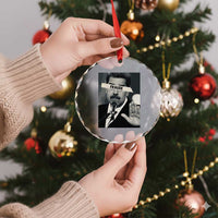 Sarcastic Maduro Fraude Crystal Glass Ornament Corruption Venezuela Political Satire - Wonder Print Shop