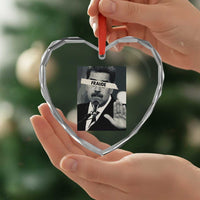 Sarcastic Maduro Fraude Heart Crystal Glass Ornament Corruption Venezuela Political Satire - Wonder Print Shop