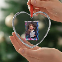 Sarcastic You Rushed Through Your Test Doll Meme Heart Crystal Glass Ornament Teacher Reaction Humor Final Exams