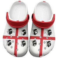 Sardinia Italy Clogs Shoes Flag Color Inspiration - Wonder Print Shop