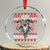 Satan Claus Merry Antichristmas Crystal Glass Ornament Goth Ugly Christmas Sweater Pentagram Evil Pajama - Wonder Print Shop