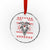 Satan Claus Merry Antichristmas Crystal Glass Ornament Goth Ugly Christmas Sweater Pentagram Evil Pajama - Wonder Print Shop