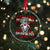 Satan Claus Merry Antichristmas Crystal Glass Ornament Goth Ugly Christmas Sweater Pentagram Evil Pajama - Wonder Print Shop