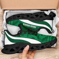 Saudi Arabia 2026 Football Clunky Sneakers Go Green One National Pattern Inspired - Wonder Print Shop