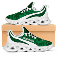 Saudi Arabia 2026 Football Clunky Sneakers Go Green One National Pattern Inspired - Wonder Print Shop