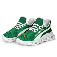 Saudi Arabia 2026 Football Clunky Sneakers Go Green One National Pattern Inspired - Wonder Print Shop