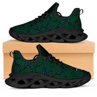 Saudi Arabia 2026 Football Clunky Sneakers Green Falcons National Pattern Inspired - Wonder Print Shop