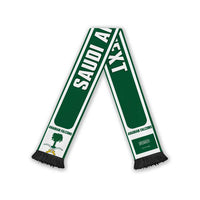 Saudi Arabia 2026 Football Personalised Soccer Scarf Come On Arabian Falcons