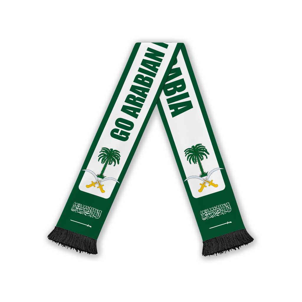 Saudi Arabia 2026 Football Soccer Scarf Go Arabian Falcons