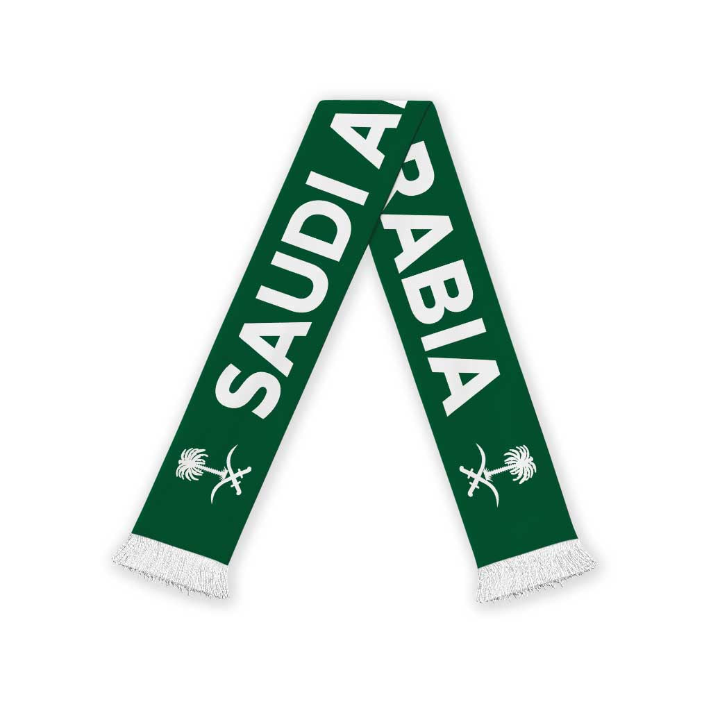 Saudi Arabia Football 2026 Soccer Scarf Flag Style