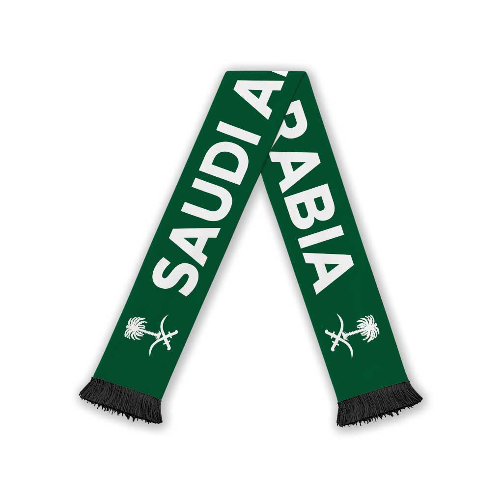 Saudi Arabia Football 2026 Soccer Scarf Flag Style