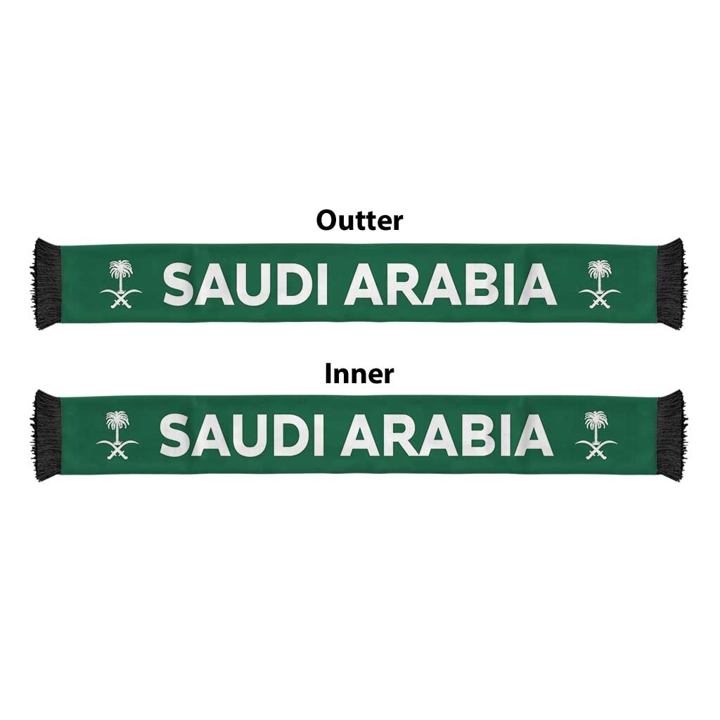 Saudi Arabia Football 2026 Soccer Scarf Flag Style