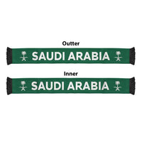 Saudi Arabia Football 2026 Soccer Scarf Flag Style