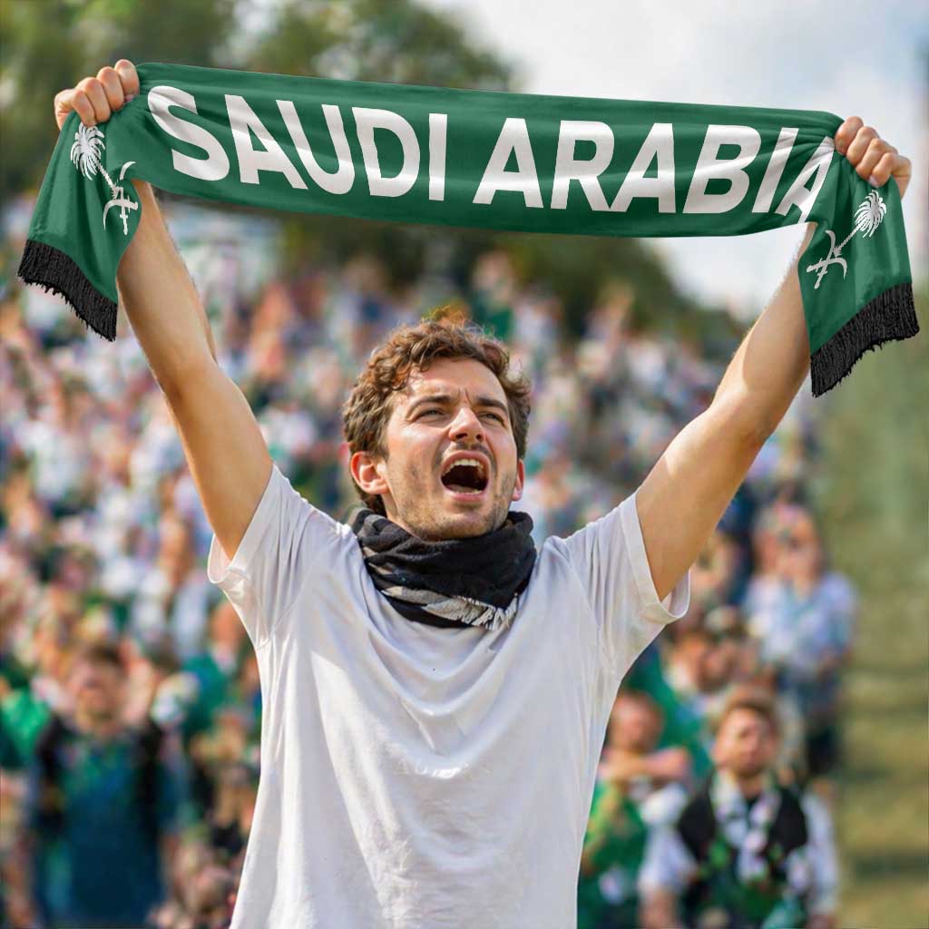 Saudi Arabia Football 2026 Soccer Scarf Flag Style
