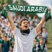 Saudi Arabia Football 2026 Soccer Scarf Flag Style