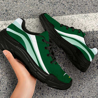 Saudi Arabia Football Chunky Sneakers Flag-Inspired Curve Style