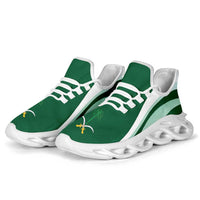 Saudi Arabia Football Clunky Sneakers Flag-Inspired Curve Style