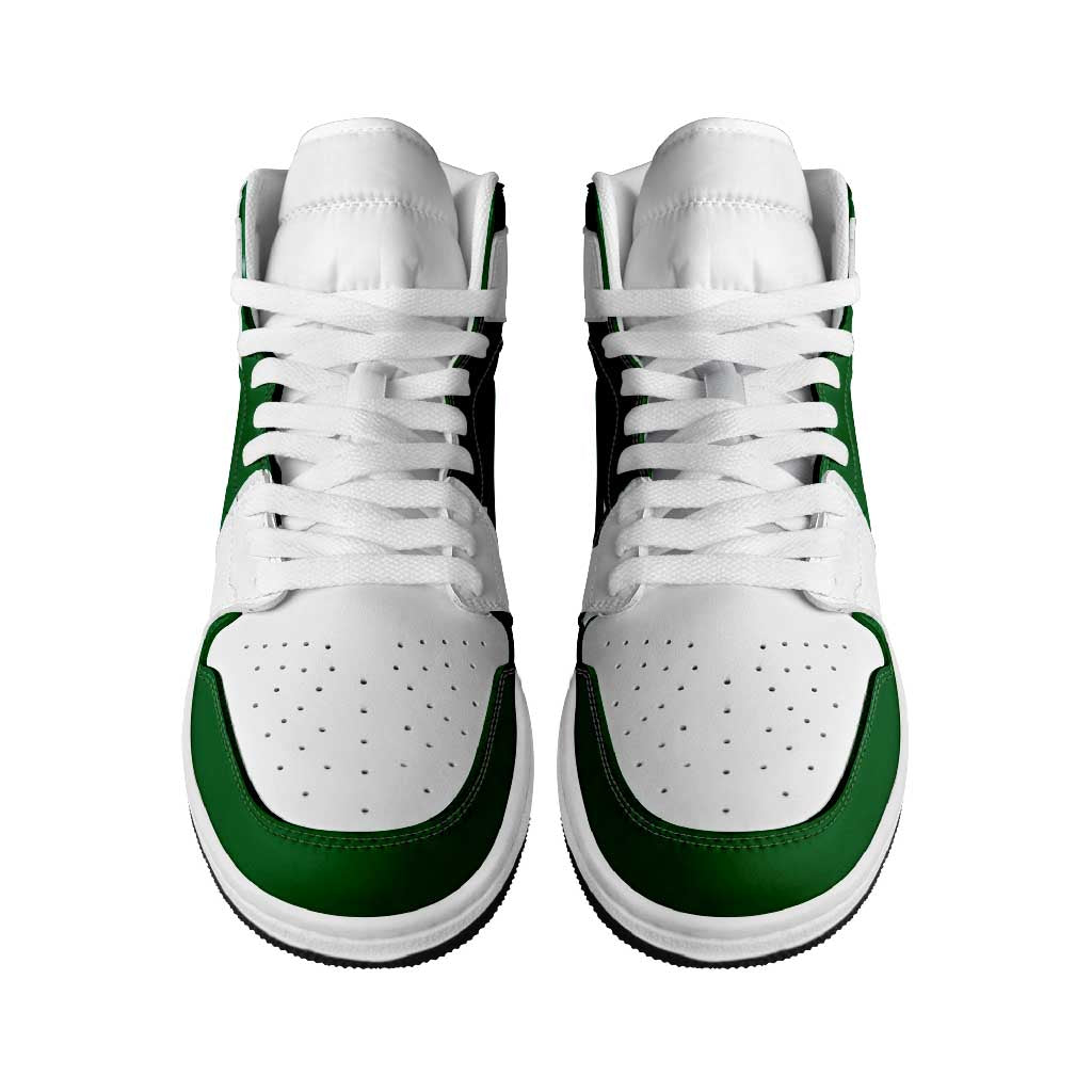 Saudi Arabia High Sneakers AJ1 Classic National Flag Style - Wonder Print Shop