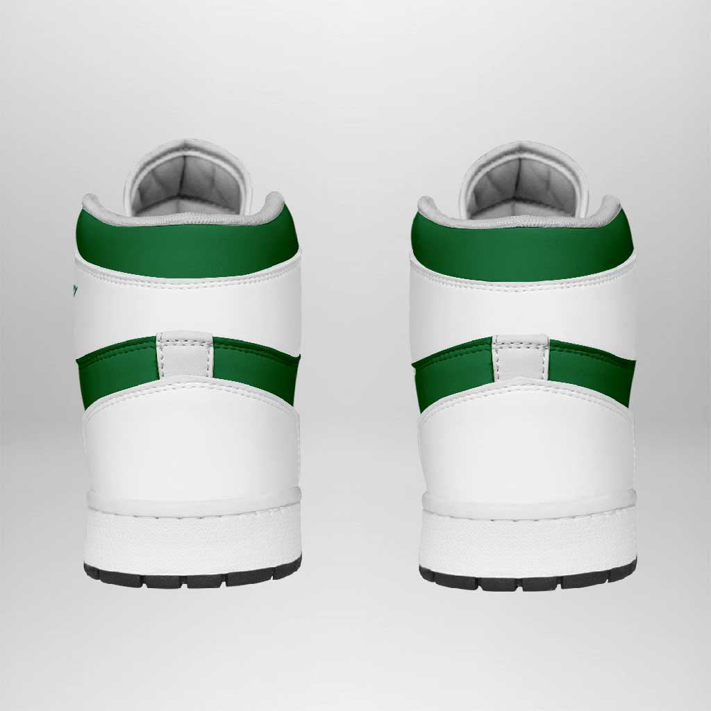 Saudi Arabia High Sneakers AJ1 Classic National Flag Style - Wonder Print Shop