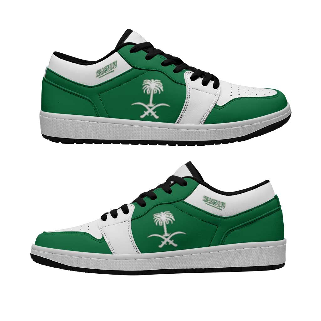 Saudi Arabia Low Sneakers Classic National Flag Style - Wonder Print Shop