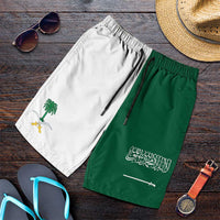 Saudi Arabia Shorts for Men National Flag Colors - Wonder Print Shop