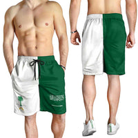 Saudi Arabia Shorts for Men National Flag Colors - Wonder Print Shop