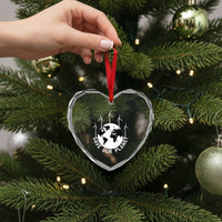 Save Our Planet Heart Crystal Glass Ornament Wind Power Electricity Earth Day 2025 - Wonder Print Shop