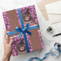 Save The Environment Eat Plastic Wrapping Paper Roll Funny Cute Cat Meme - Wonder Print Shop
