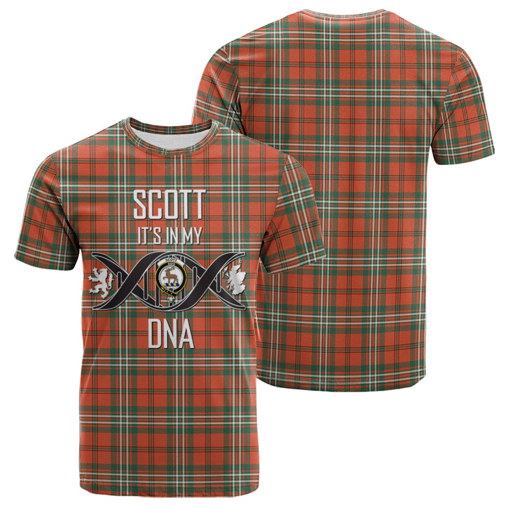 Scott Ancient Family Crest Tartan Shirt DNA In Me K23