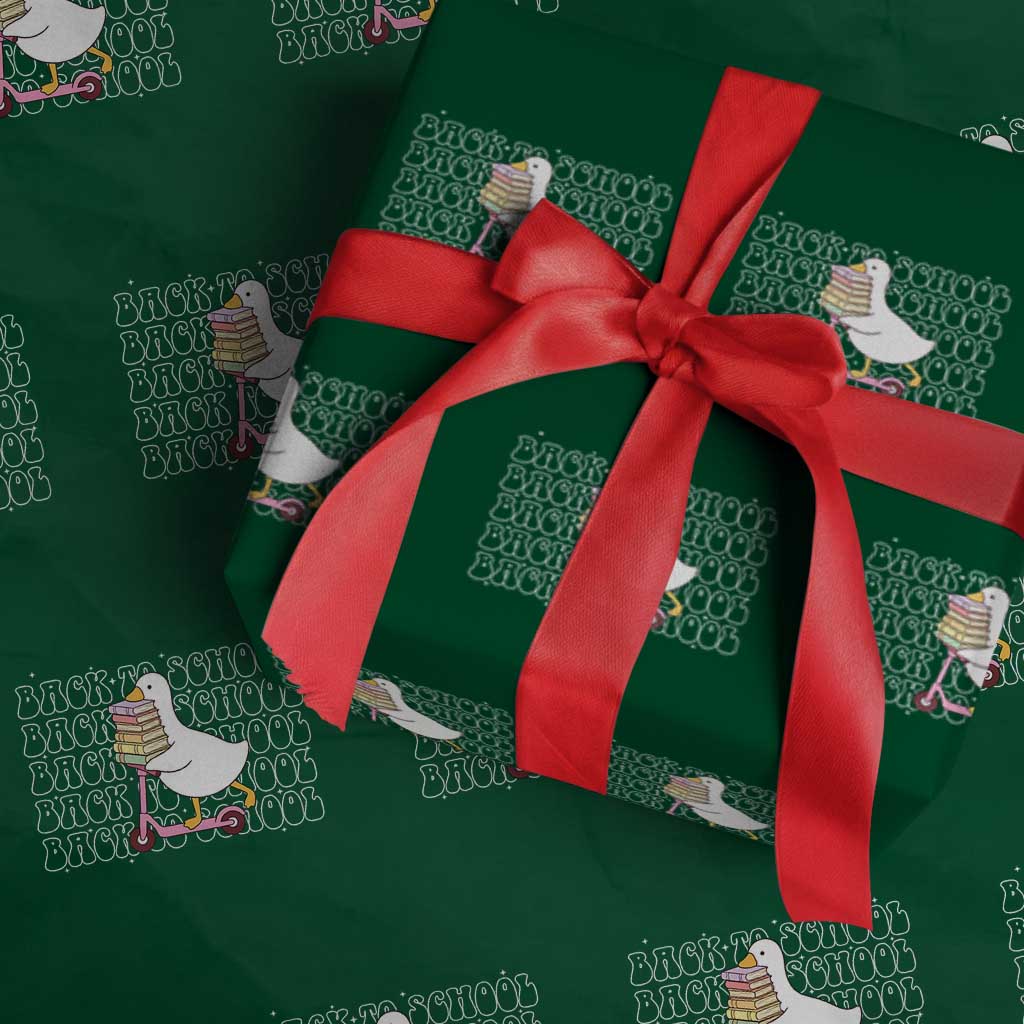 School Bus Driver Welcome Back to School Wrapping Paper Roll