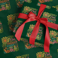 Schools Out Forever Retirement 2026 Wrapping Paper Roll Retired Teacher Gifts Vintage Flower Graphic