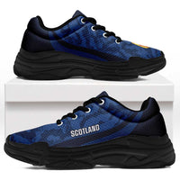 Scotland 2026 Football Chunky Sneakers Go Scottish Grunge Curve Stylized - Wonder Print Shop