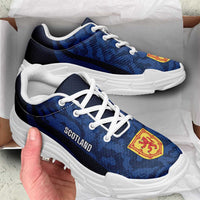 Scotland 2026 Football Chunky Sneakers Go Scottish Grunge Curve Stylized - Wonder Print Shop
