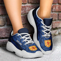 Scotland 2026 Football Chunky Sneakers Go Scottish Grunge Curve Stylized - Wonder Print Shop