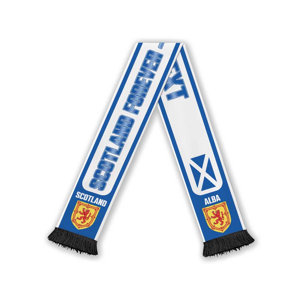 Scotland 2026 Football Personalised Soccer Scarf Go Scottish Alba Gu Brath