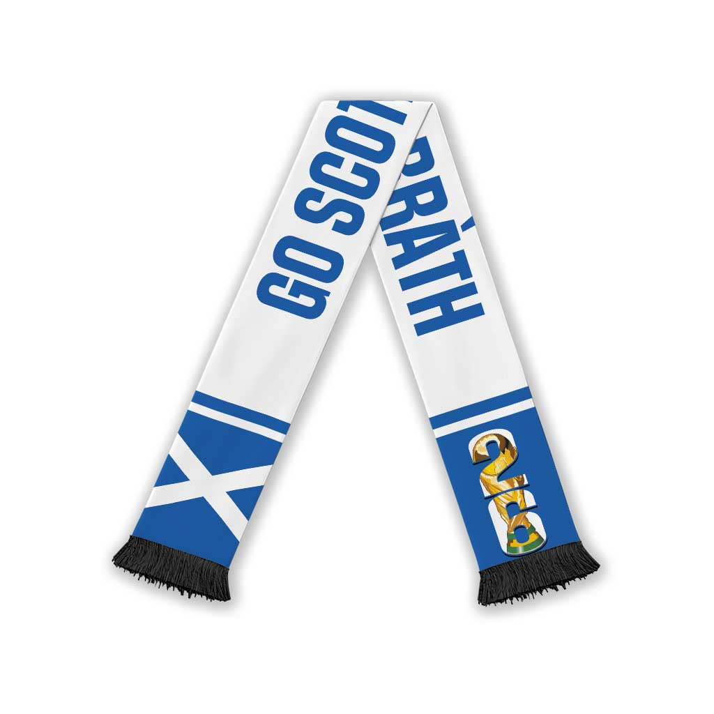 Scotland 2026 Football Soccer Scarf Go Scottish Alba Gu Brath