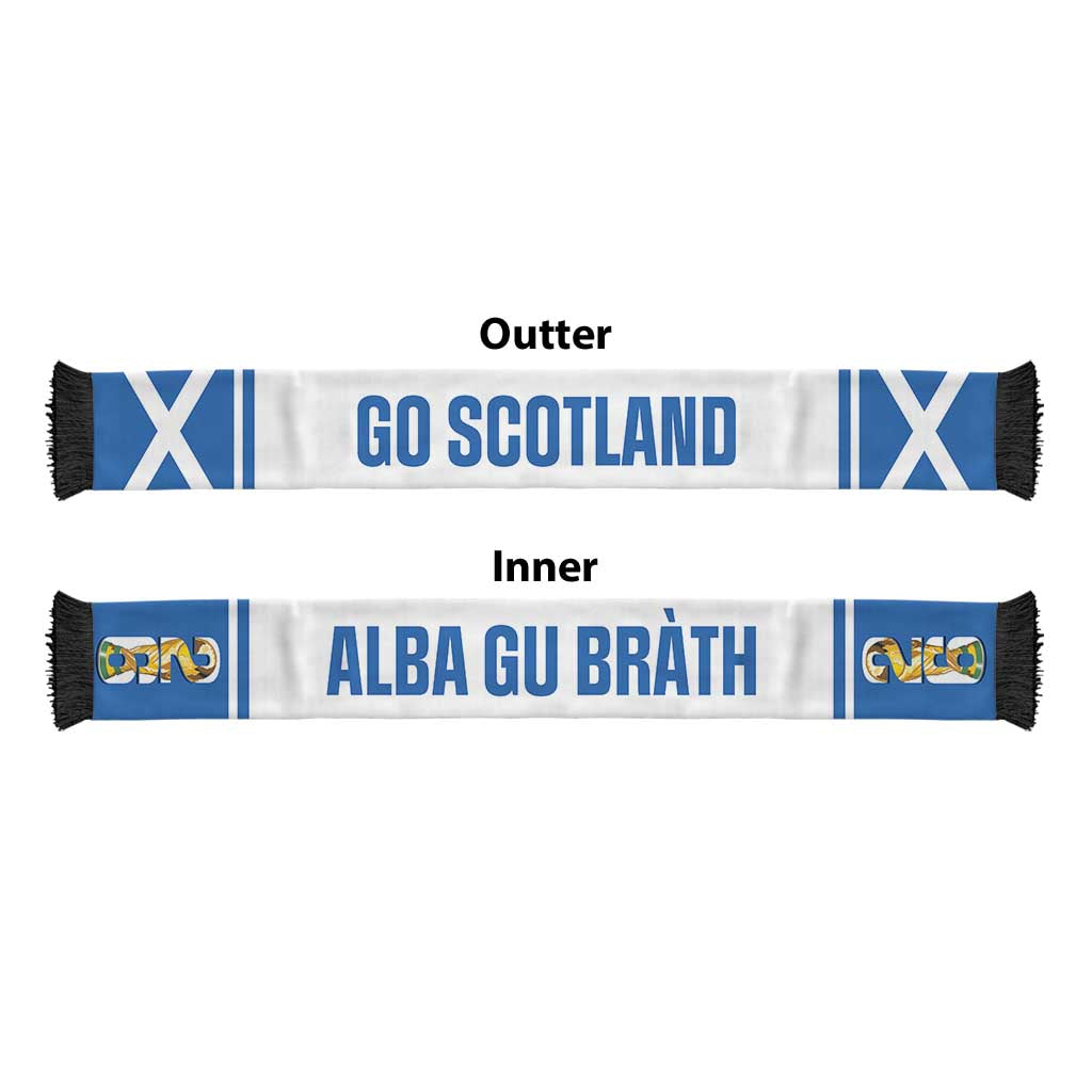 Scotland 2026 Football Soccer Scarf Go Scottish Alba Gu Brath