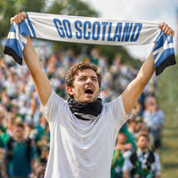 Scotland 2026 Football Soccer Scarf Go Scottish Alba Gu Brath