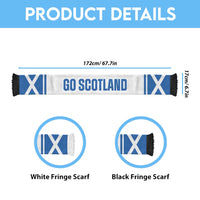 Scotland 2026 Football Soccer Scarf Go Scottish Alba Gu Brath