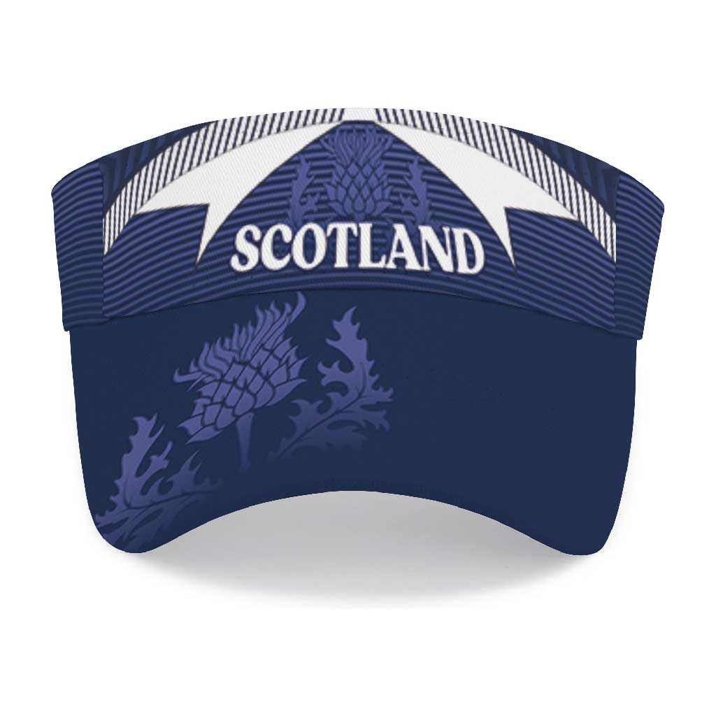 Scotland 2026 Football Sun Visor Cap Go Scottish Thistle