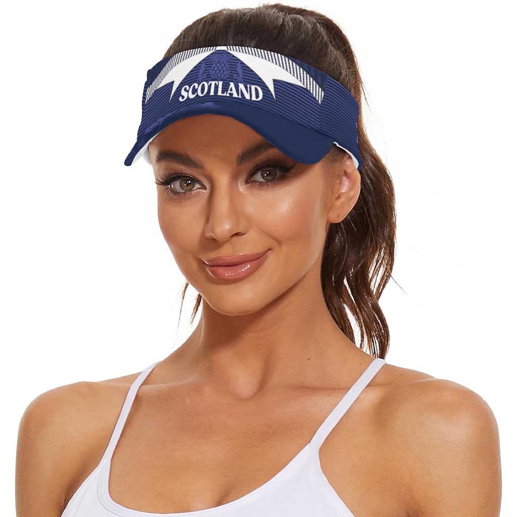 Scotland 2026 Football Sun Visor Cap Go Scottish Thistle