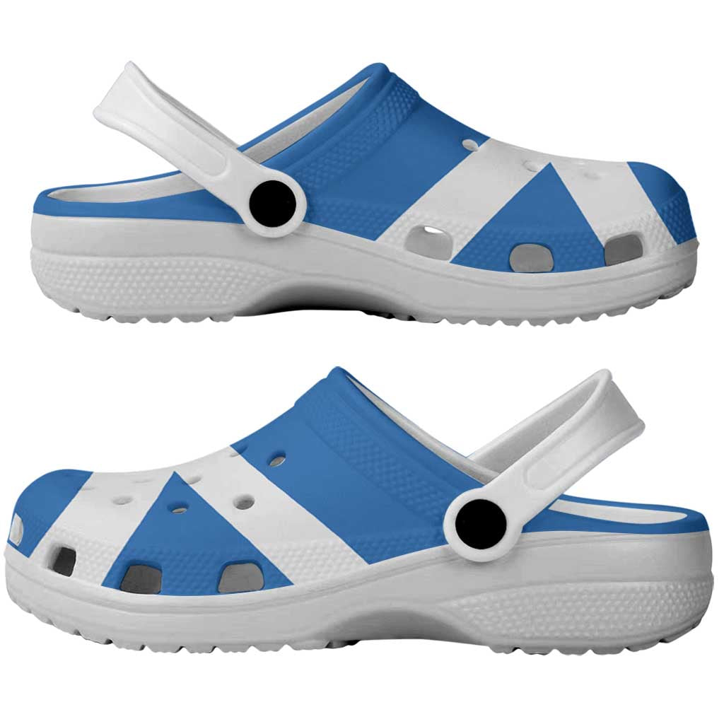 Scotland Clogs Shoes Scottish Flag Saltire Art