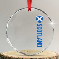 Scotland Flag Crystal Glass Ornament Vintage SCOT Scottish Independence Pride