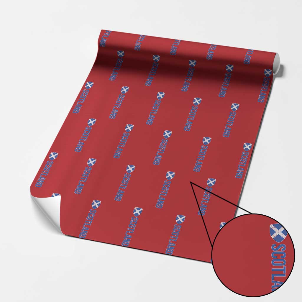 Scotland Flag Wrapping Paper Roll Vintage SCOT Scottish Independence Pride