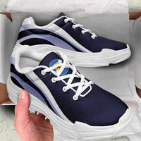 Scotland Football Chunky Sneakers Flag-Inspired Curve Style