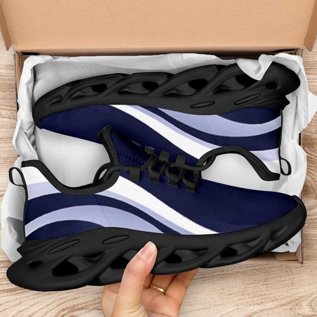 Scotland Football Clunky Sneakers Flag-Inspired Curve Style