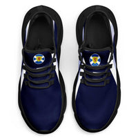 Scotland Football Clunky Sneakers Flag-Inspired Curve Style